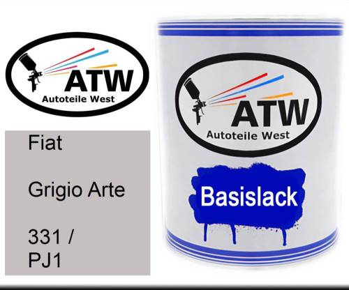 Fiat, Grigio Arte, 331 / PJ1: 1L Lackdose, von ATW Autoteile West.